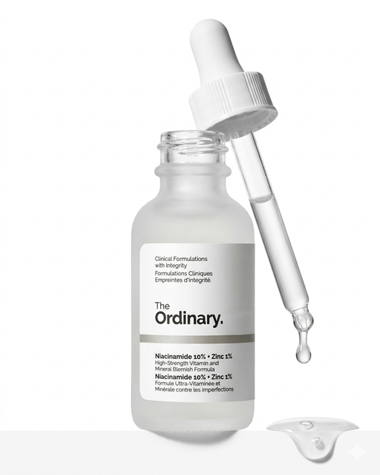 The Ordinary Niacinamide 10% + Zinc 1%, Smoothing Serum for Blemish-Prone Skin